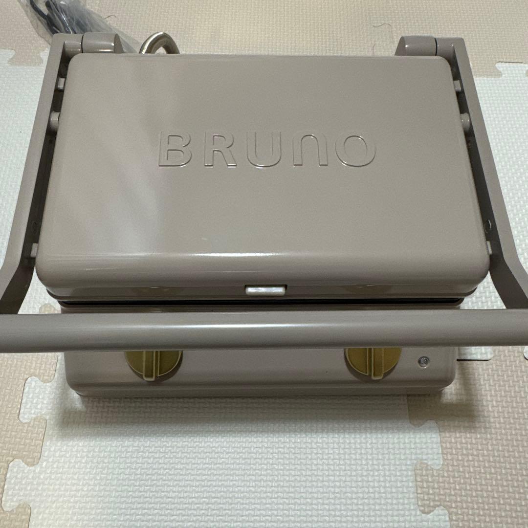 【新品】BRUNO グリルサンドメーカー ダブル グレージュ 人気カラー