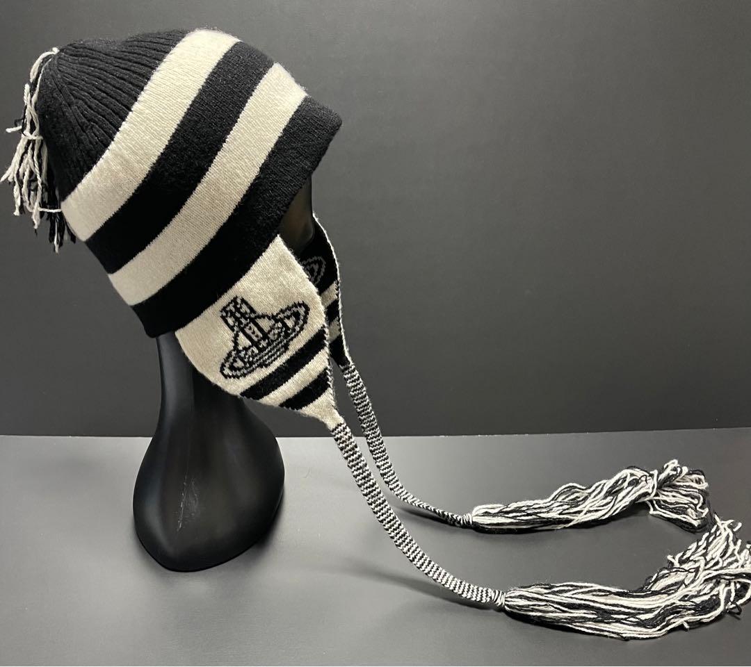 完売品☆新品タグ付き正規品ヴィヴィアン復刻版 耳当て付きニット帽