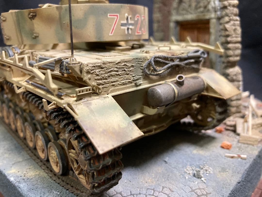 IV号戦車、ノルマンディー ミリタリー ジオラマ