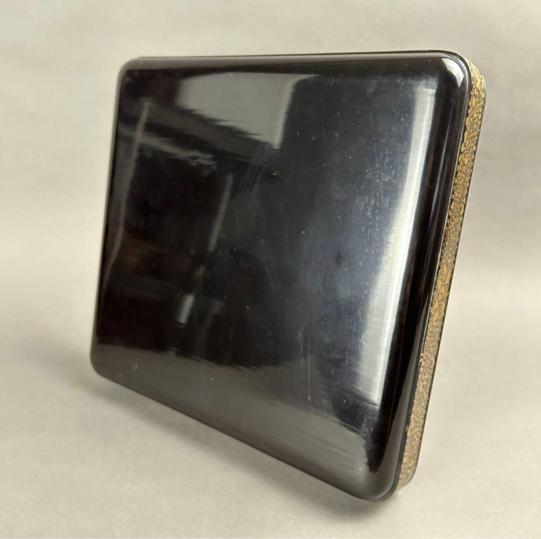 蒔絵黒漆盆 2点 X-81