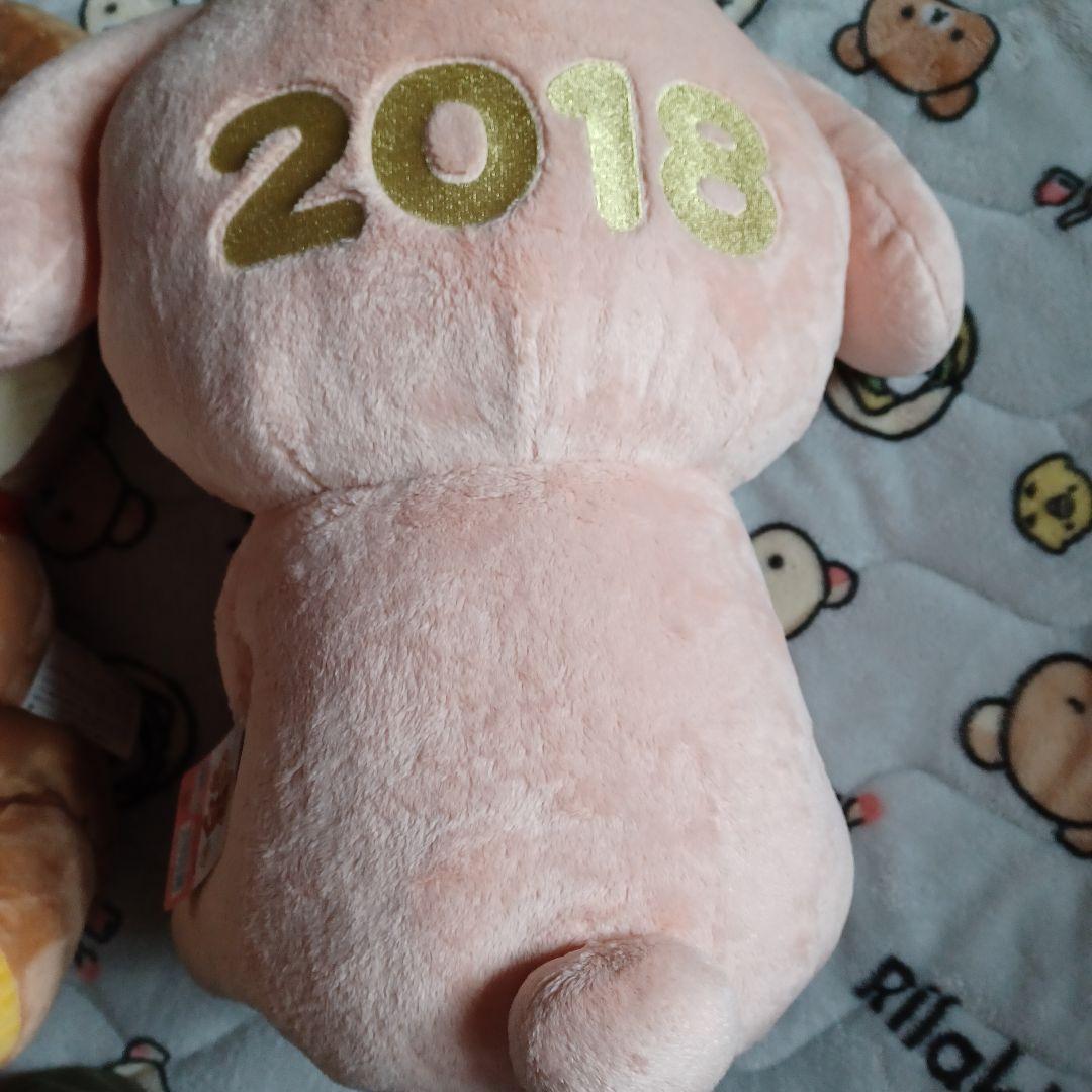 大幅最終値下げ。リラックマストア限定、2018戌年特大ぬいぐるみリラックマ