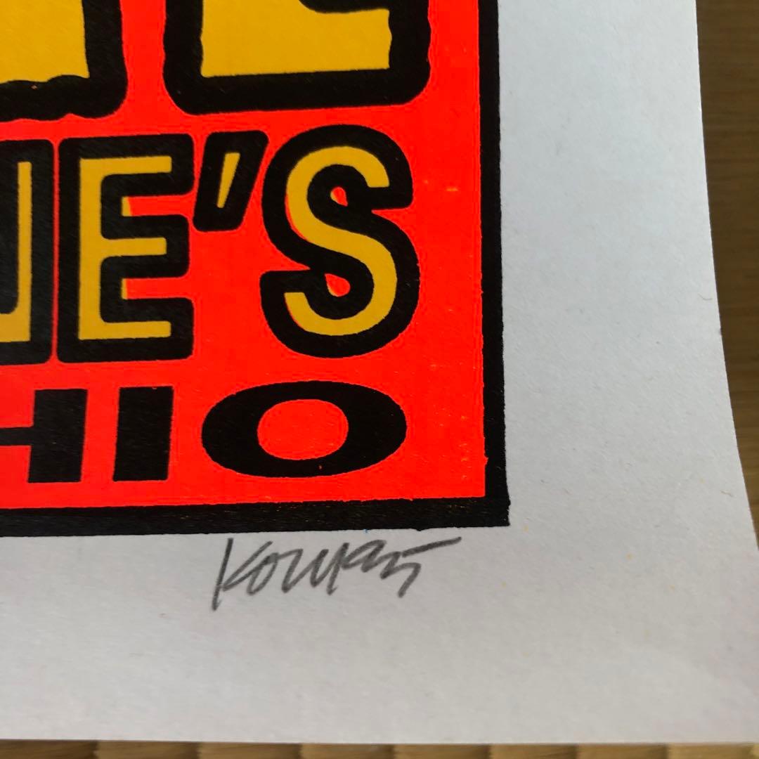 KOZIK コジック NEW BOMB TURKS シルクスクリーンポスター