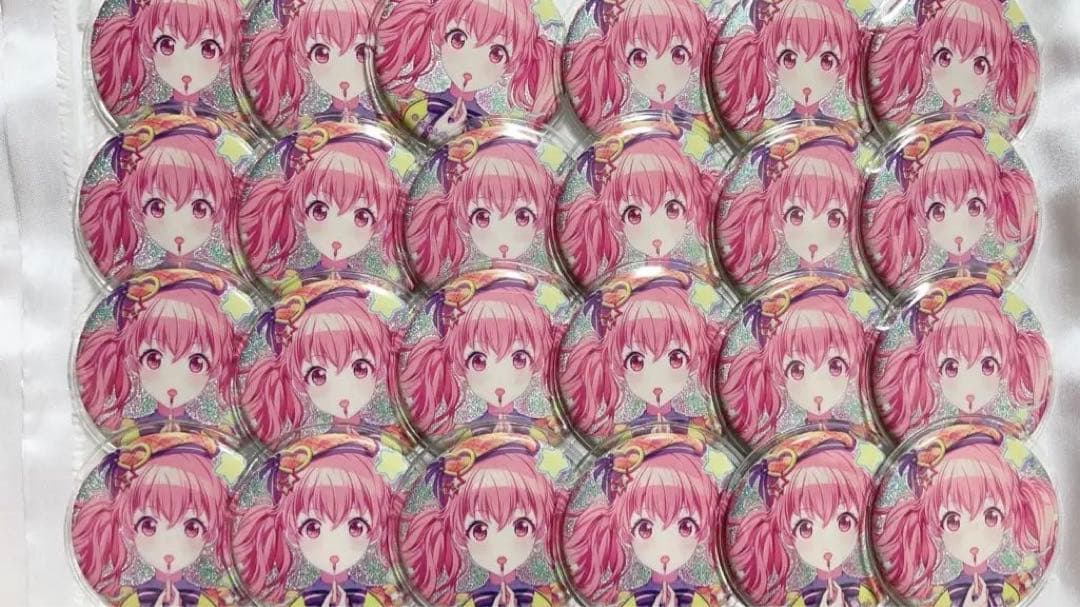 プロセカ グリッター缶バッジ 28B 桃井愛莉 29個 プロセカ 桃井愛莉