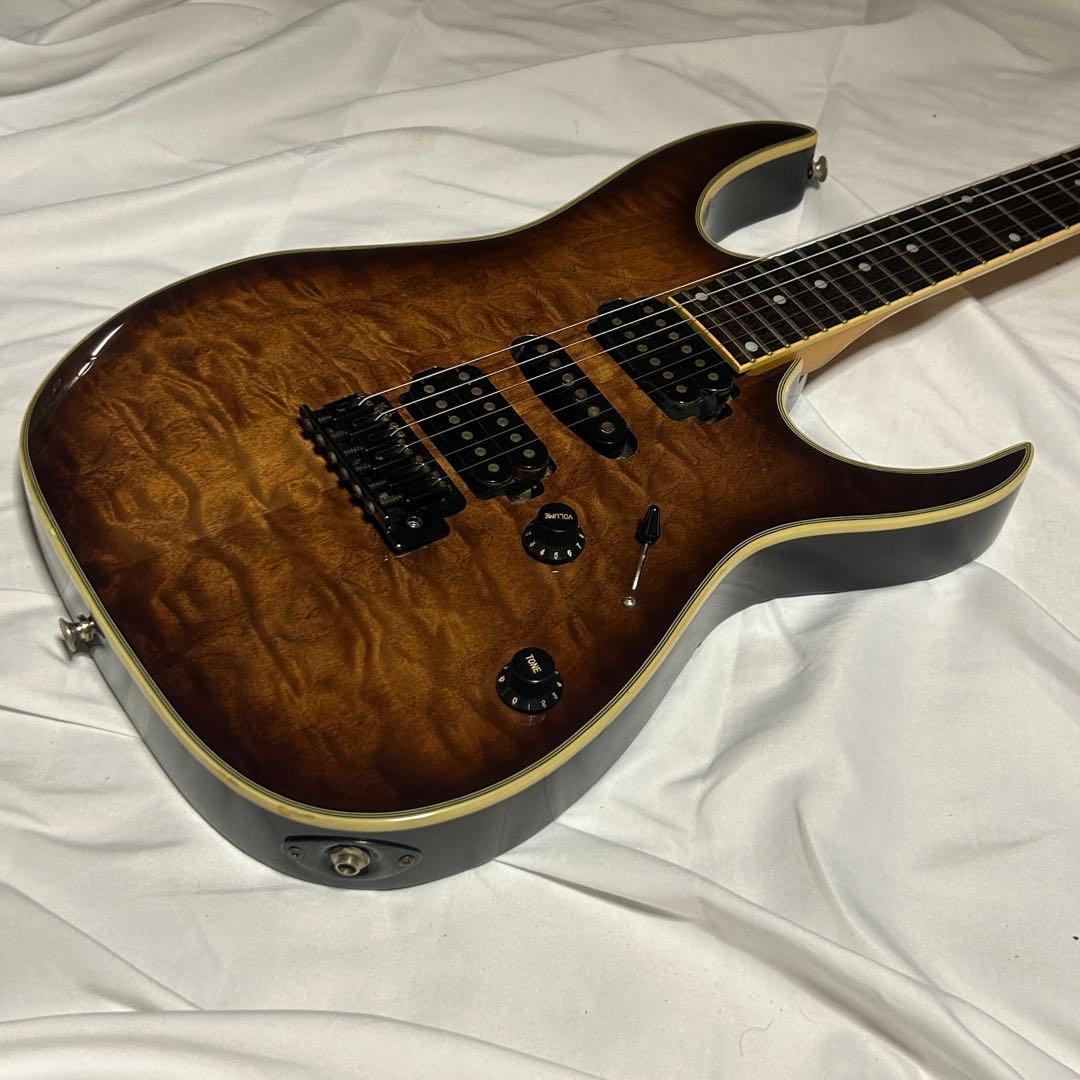 希少モデル・美品】Ibanez RG198QM エレキギター