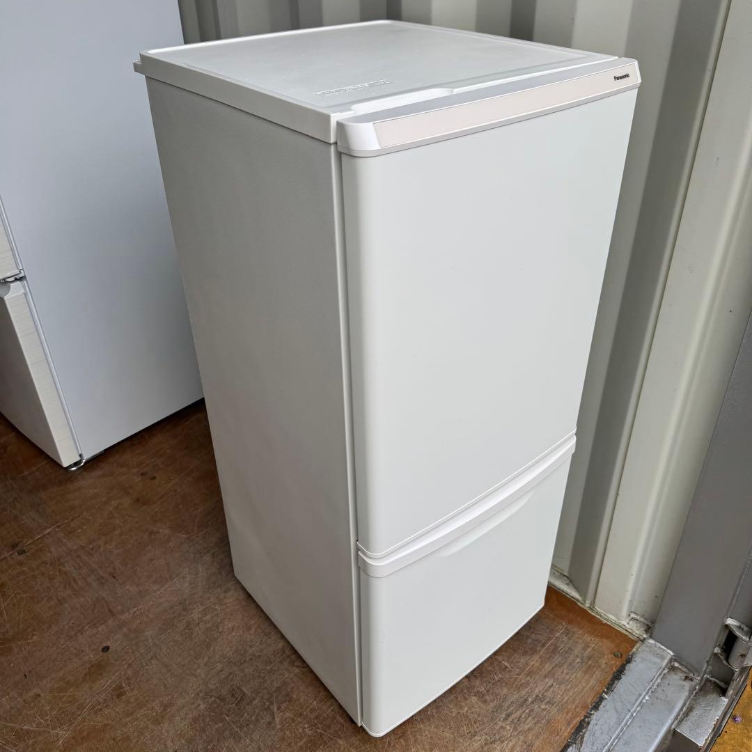C7719★2023年製美品★パナソニック　冷蔵庫　マットホワイト　一人暮らし