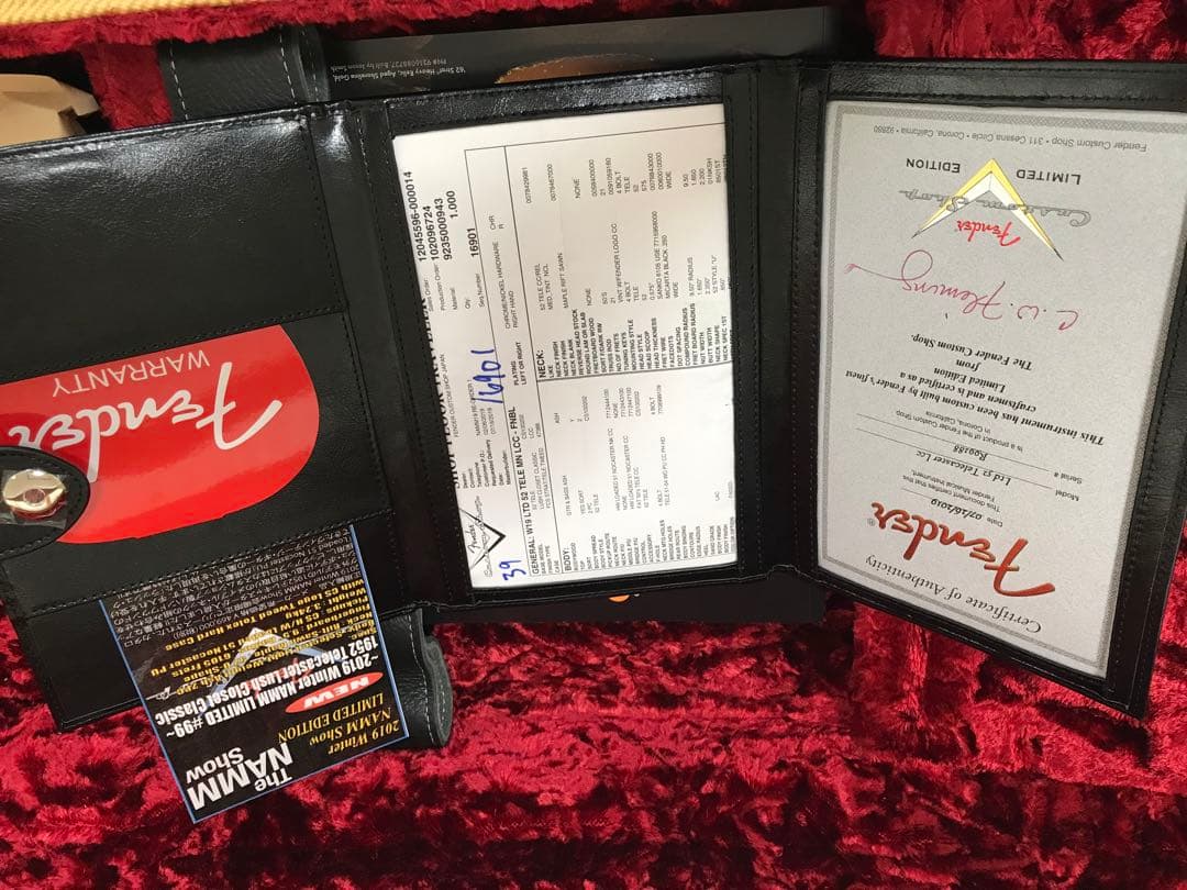 Fender テレキャスター　限定品　Custom shop