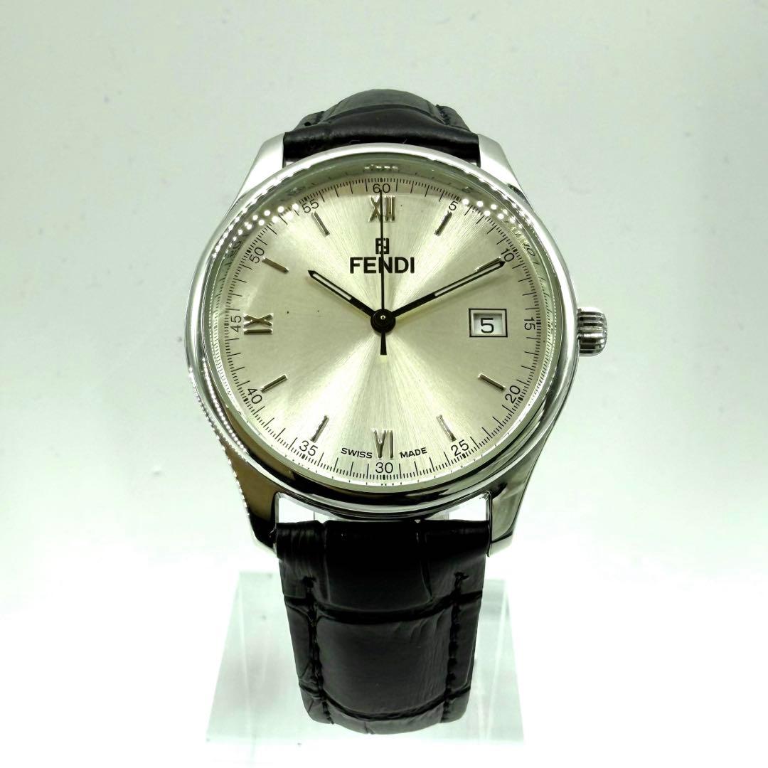 【稼働/新品ベルト/箱付】フェンディ 腕時計 210G デイト オロロジ メンズ