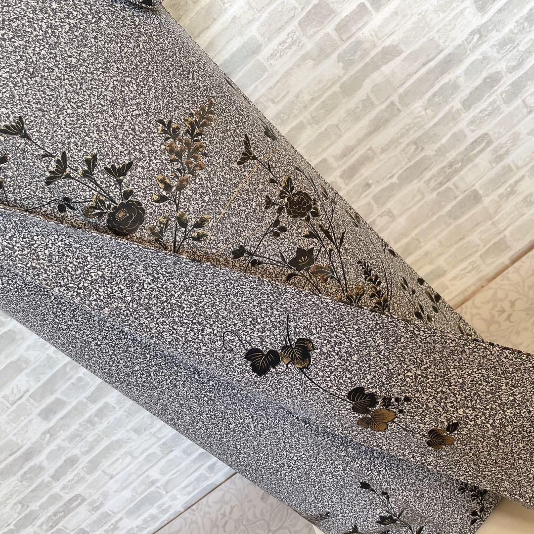 訪問着 フルセット 菊 萩 桔梗 叩き染 金彩加工 入学式 卒業式 七五三