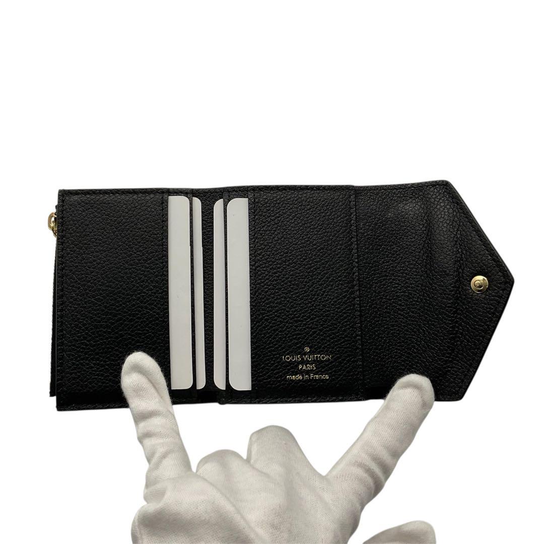 【星】IC ヴィトン財布　モノグラムアンプラント　ポルトフォイユゾエ　ノワール