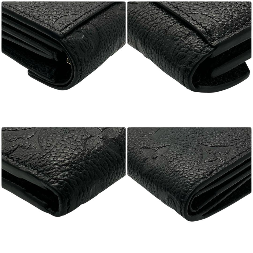 【星】IC ヴィトン財布　モノグラムアンプラント　ポルトフォイユゾエ　ノワール