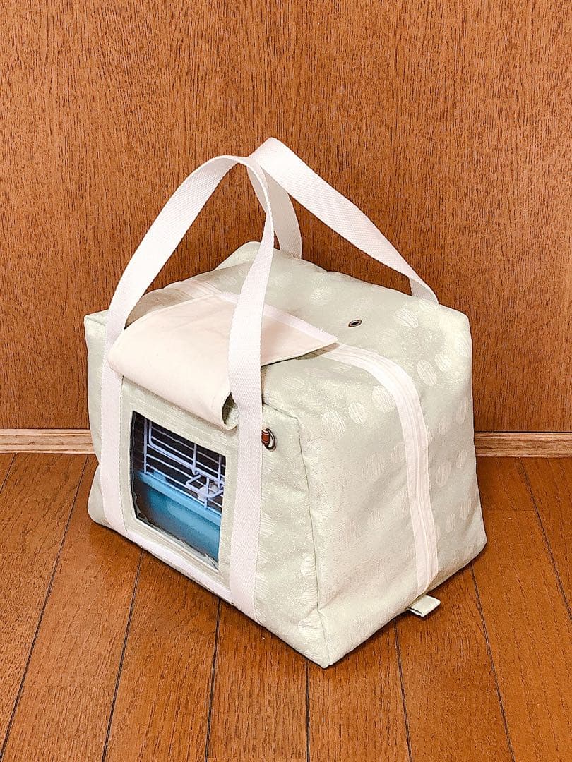 遮光鳥かごボストンバッグ 通院用旅行用災害避難用 キャリーバッグ