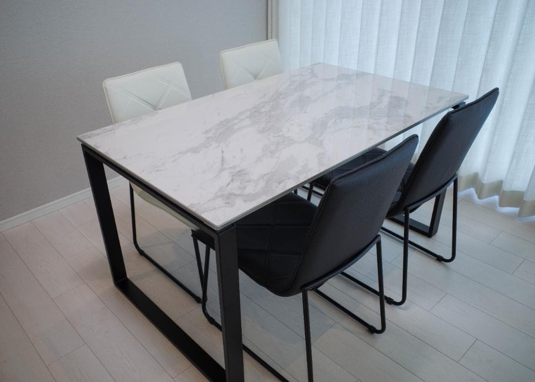 ニトリ セラミック DT135 CR03 ダイニングテーブル