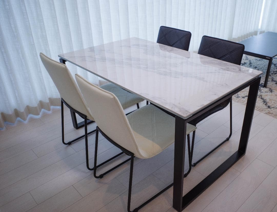 ニトリ セラミック DT135 CR03 ダイニングテーブル