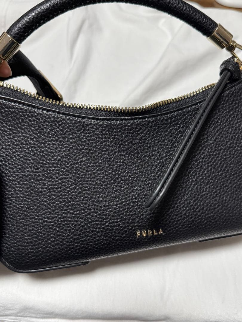 FURLA ブラック ショルダーバッグ 最終値下げ！！