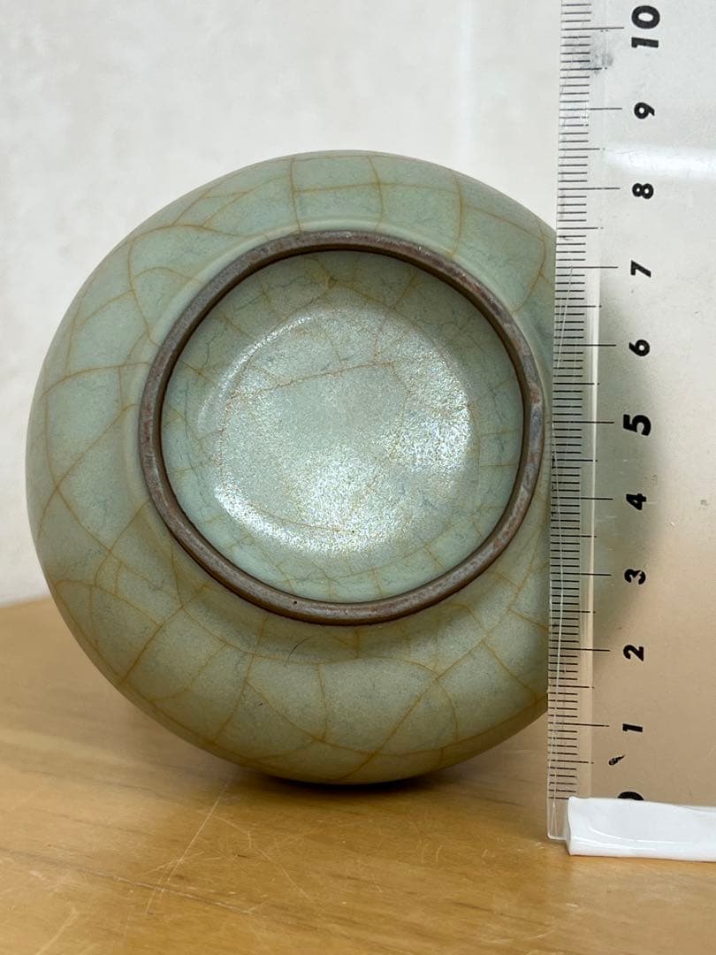 中国宗朝　南宋官窯瓶　唐物古美術　骨董珍品アンティーク　コレクション江戸青磁