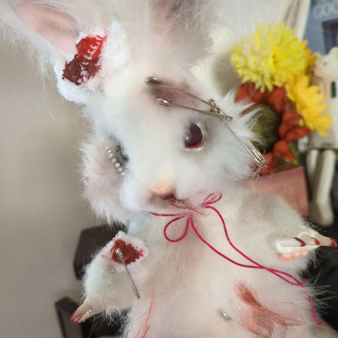 グロカワ モンスター うさぎ ゾンビ ぬいぐるみ ホラー 人形 アート