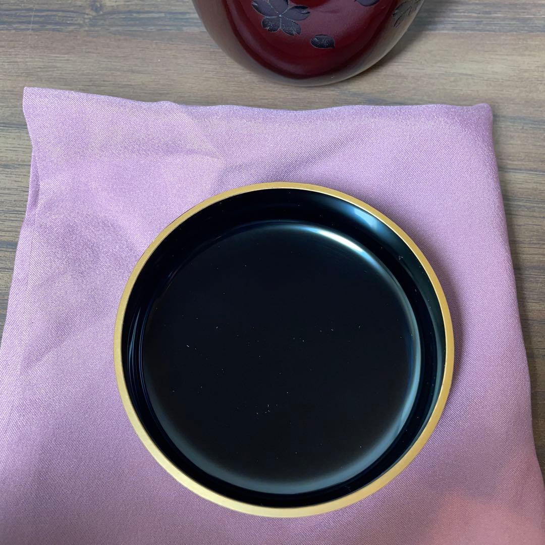 茶道】大棗 夜桜蒔絵 吉田華正