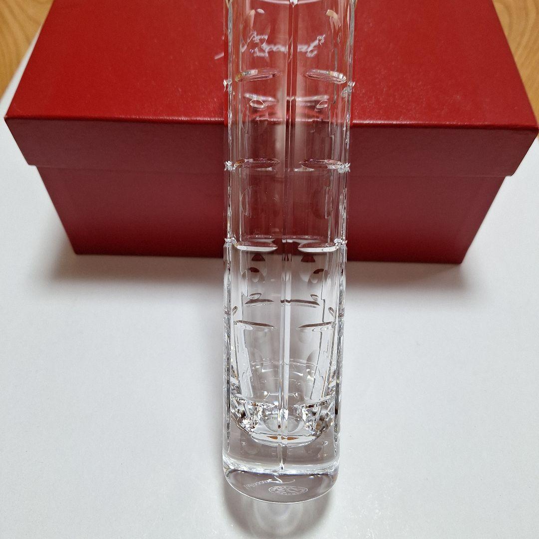 バカラ Baccarat エキノックス 一輪挿し 花瓶 フラワーベースクリスタル