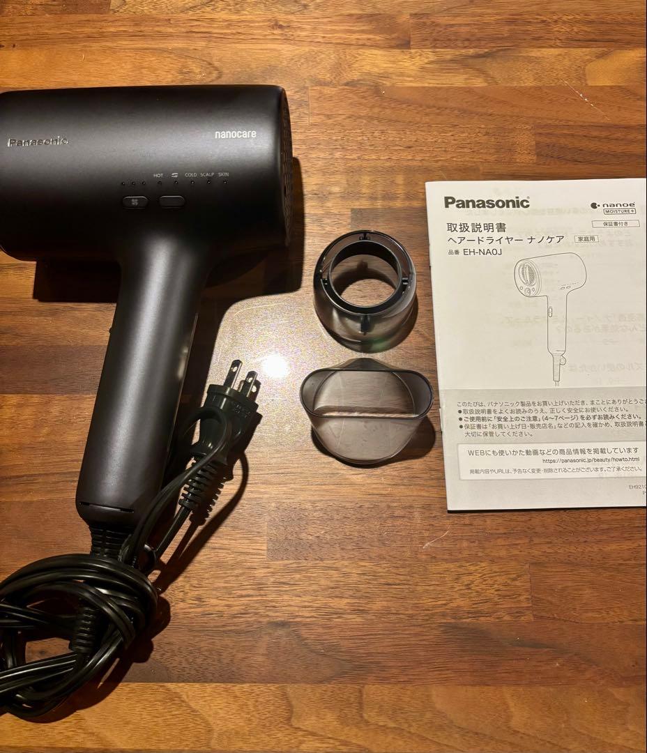 ジャンク】Panasonic ナノケア ヘアドライヤー ブラック - メルカリ