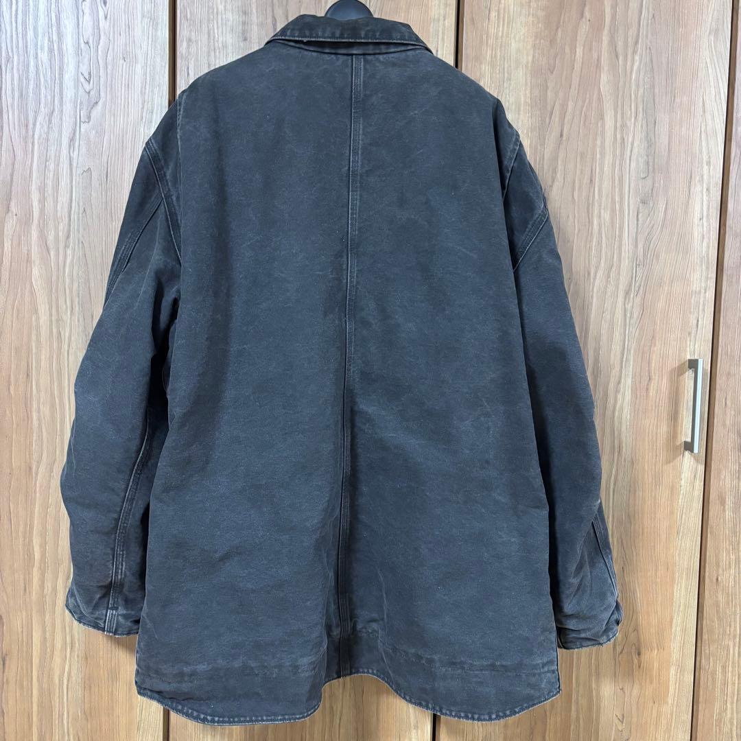 【極暖】カーハート リッジコート XL 黒 ダック地 ボア シエルパライニング