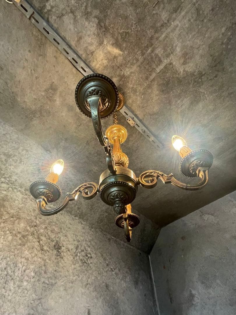 4c. サービスプライス！フランス アンティーク シャンデリア 4灯