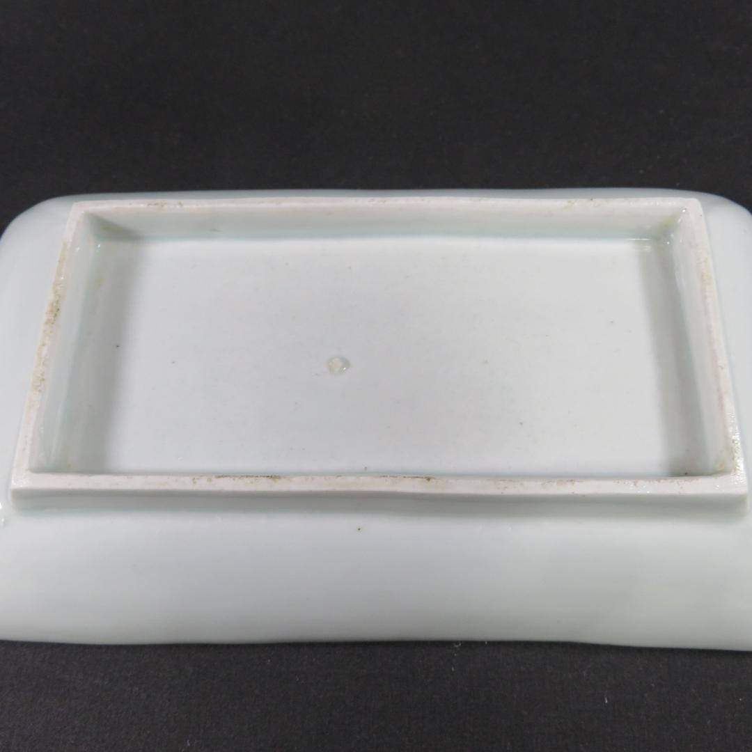 長皿 長角皿 染付 線画 4枚 窯傷 スレ僅か 美品 柳 - メルカリ