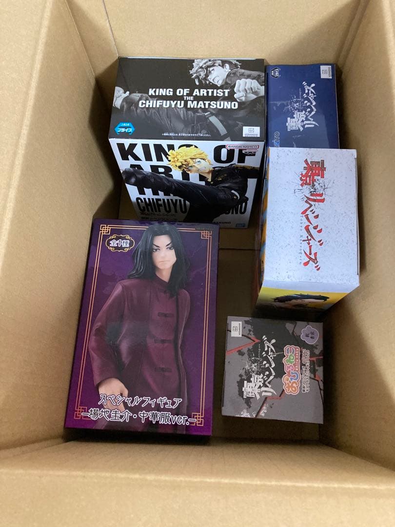 新品未開封】東京リベンジャーズ　フィギュア　松野千冬　場地圭介　九井一 　乾青宗