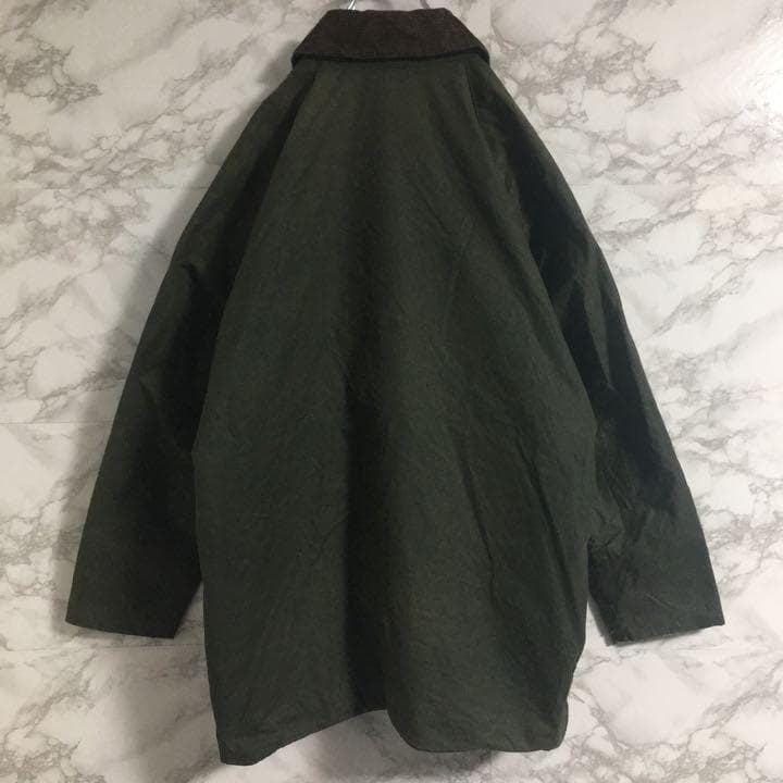 バブアー ビューフォート オイルドジャケット 襟コーデュロイ カーキ