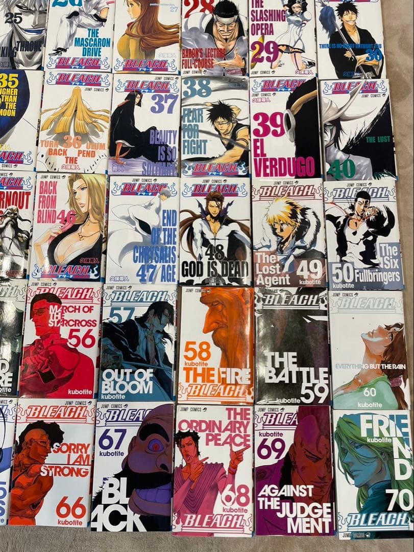 最終値引き！BLEACH 全74巻セット 久保帯人