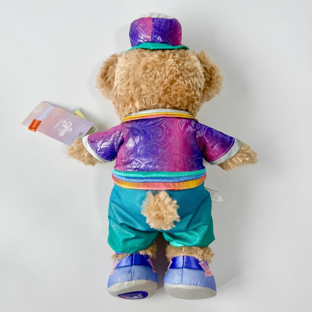 ダッフィー　ワイヤー　スケルトン入り　ポージーぬいぐるみ　香港ディズニー20周年