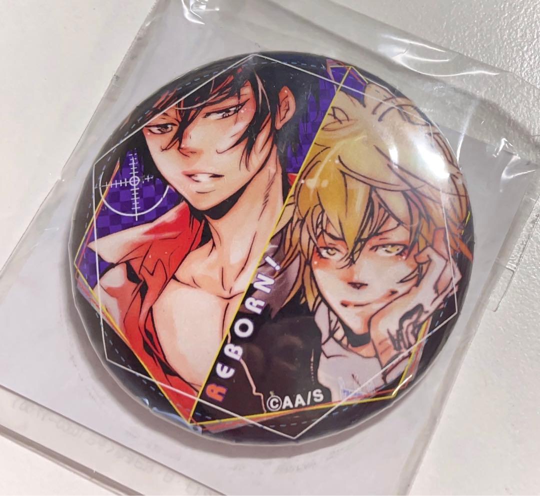 家庭教師ヒットマンREBORN! 】雲雀恭弥 ディーノ 缶バッジ JF限定