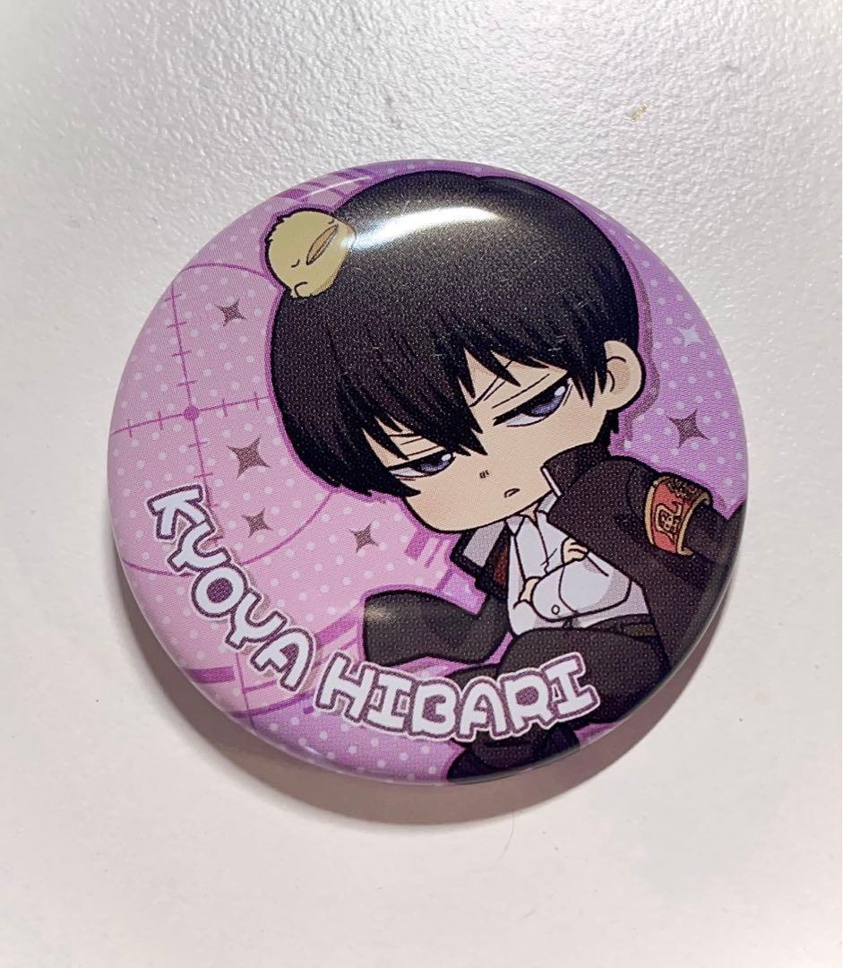 家庭教師ヒットマンREBORN! 】雲雀恭弥 ディーノ 缶バッジ JF限定