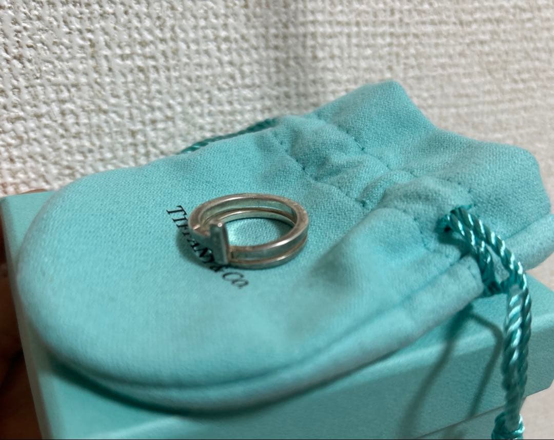 ティファニー TIFFANY Tスクエア ラップ リング 13号