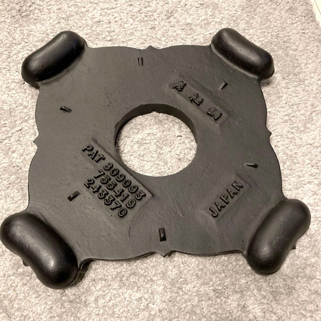 未使用　義経鍋 南部鉄器　4人用　バーベキュー　焼肉　鉄鍋　ジンギスカン　グリル