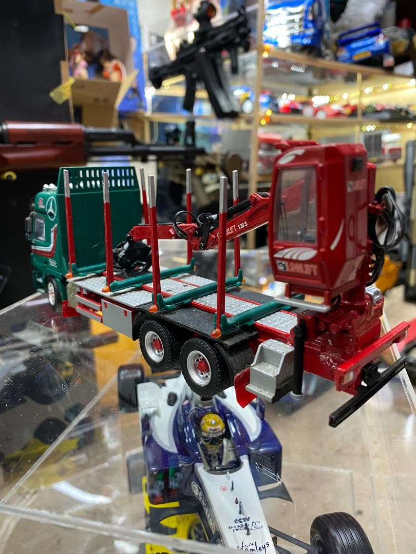 1/50 Conrad DOLL 原木車 材木運搬 メルセデスベンツ アクトロス