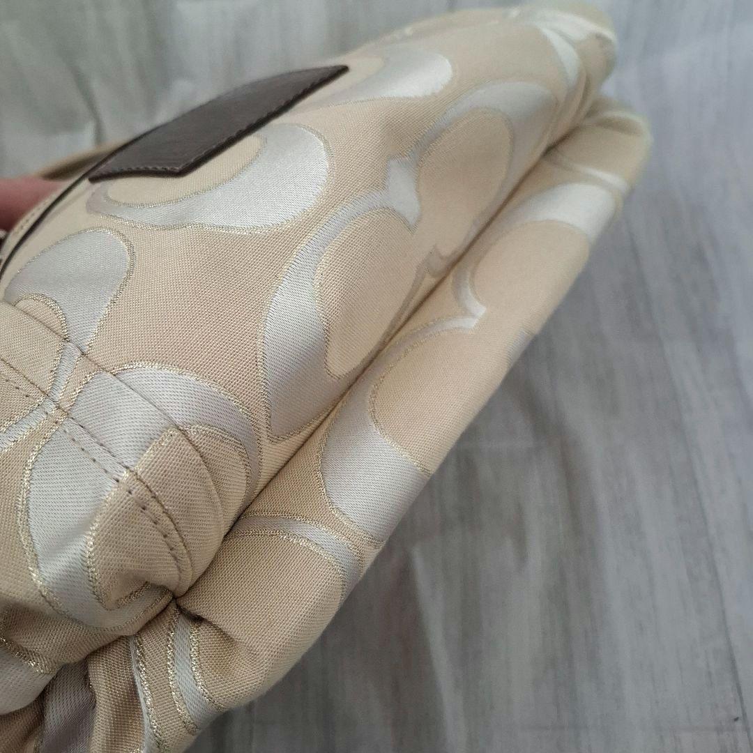 極美品◇COACH ポピー シグネチャー 2way ハンドバッグハーフ y2k