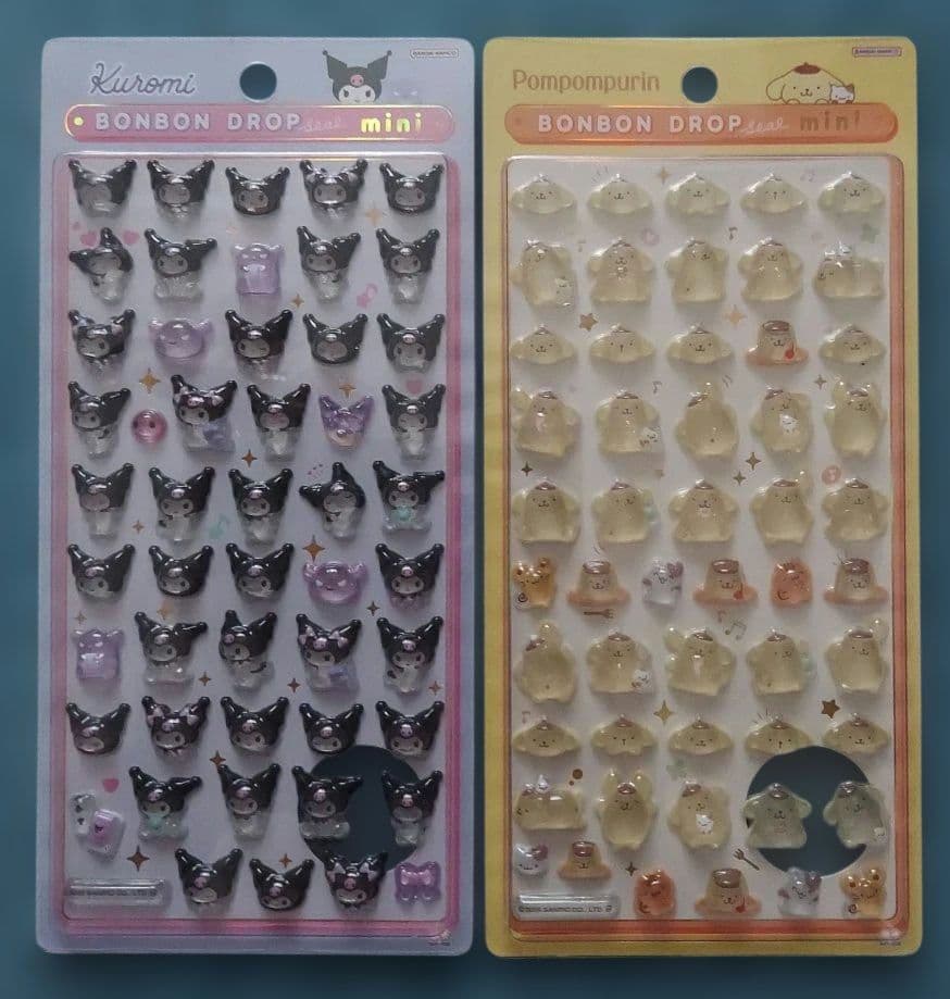 【正規品】サンリオ ボンボンドロップシールmini 8種セット コンプリート
