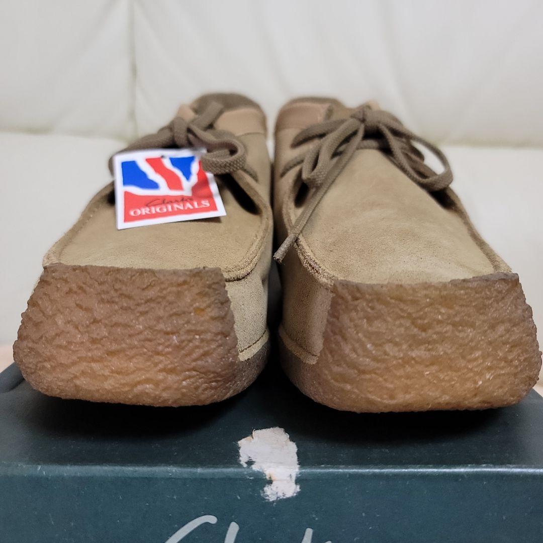 未使用タグ付きクラークスレッドランドClarksワラビースエード8M26.0CM