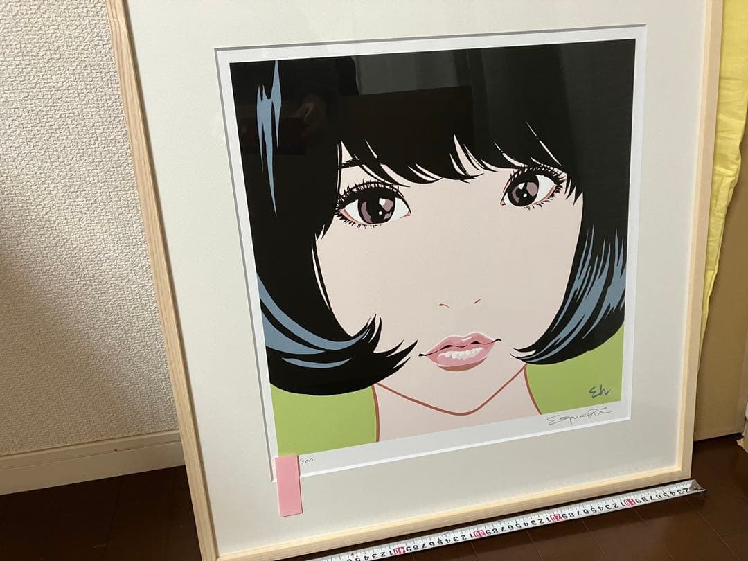 ☆江口寿史版画「彼女1 (large ver.) second edition」 彼女1 large