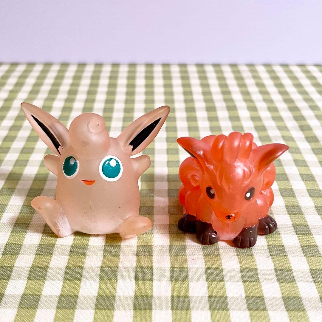 希少 レア ポケモンキッズ バンダイ 指人形 透明 クリアカラー セット 初期