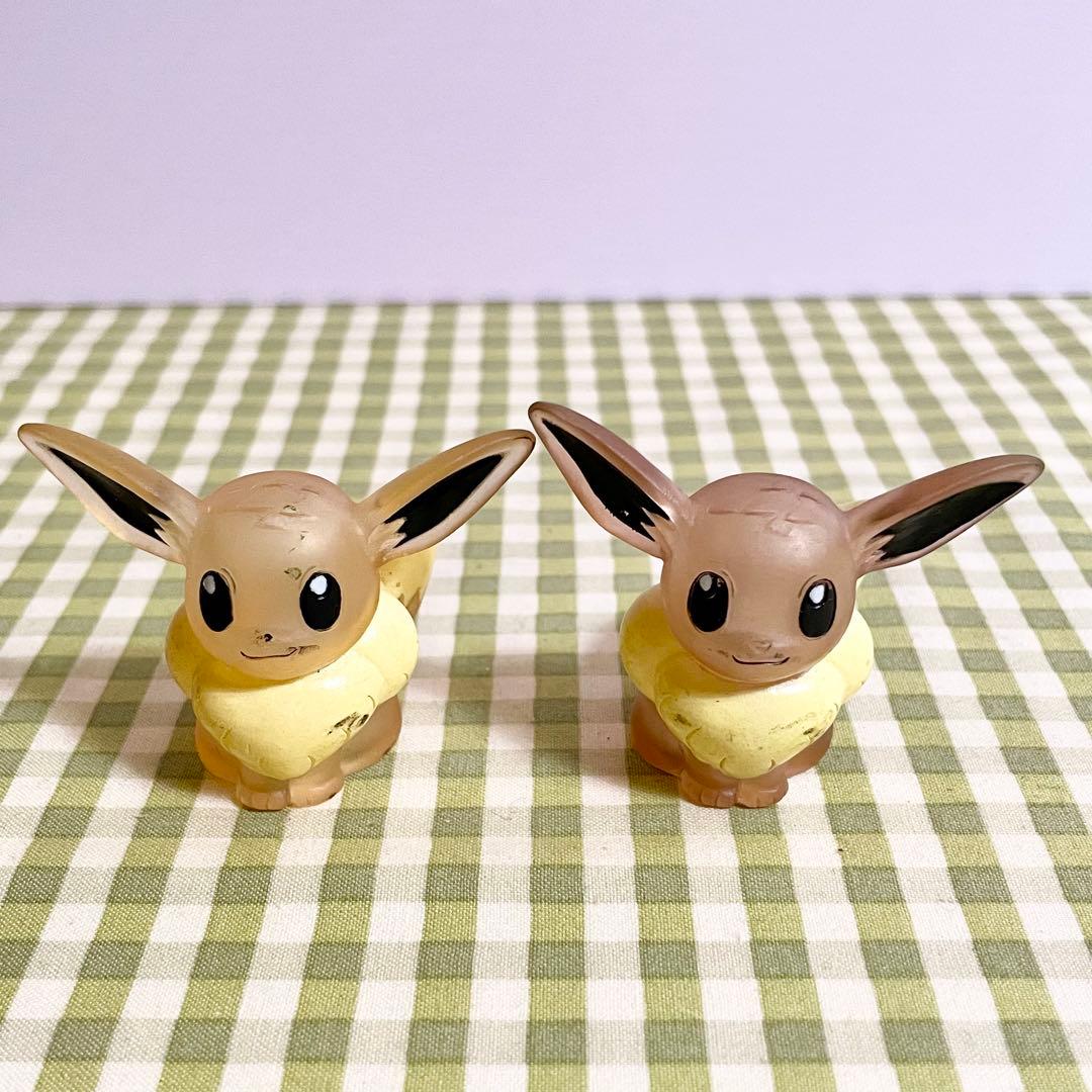 希少 レア ポケモンキッズ バンダイ 指人形 透明 クリアカラー セット 初期