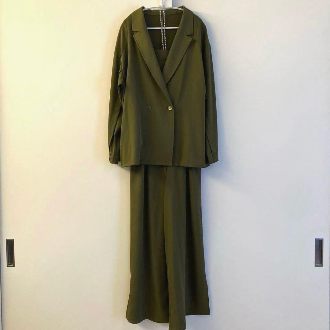 et.UNiVER｜Pratical set up〈Ｌ〉カーキ　エトユニヴェール