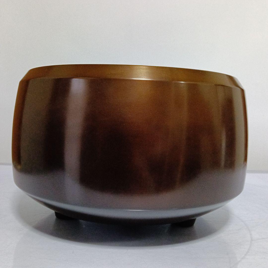 茶道具 唐銅風炉師 一ノ瀬宗辰 面取風炉 唐銅風炉 共箱 - メルカリ