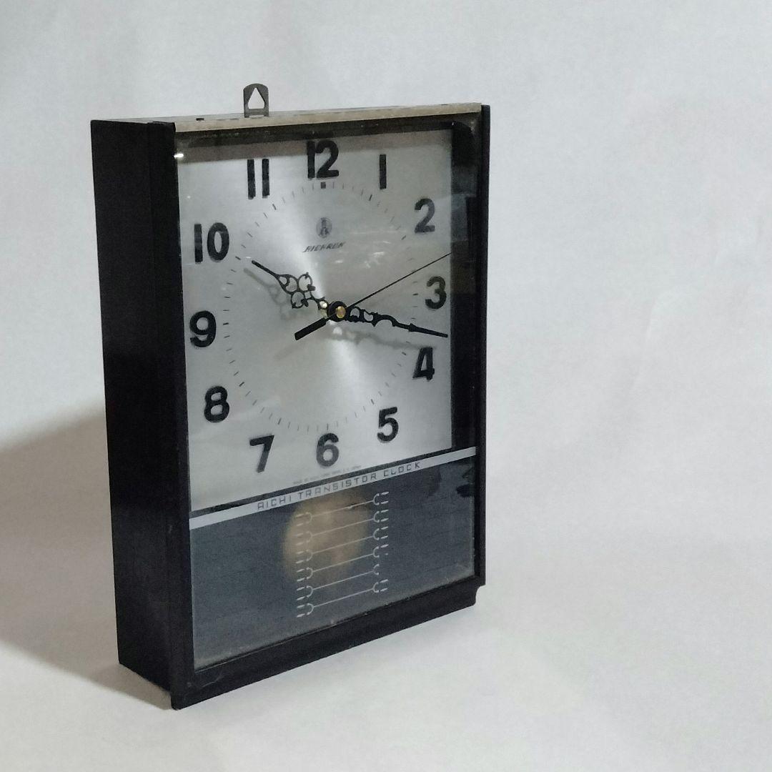 【動作品】愛知時計 掛け時計 振り子時計 昭和レトロ アンティーク レア文字盤