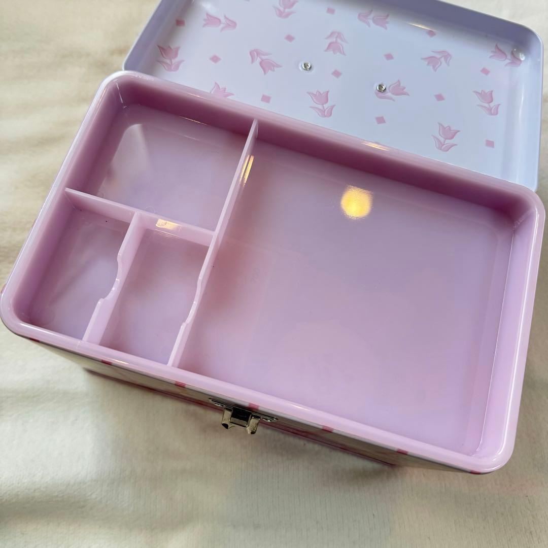 サンリオ ハローキティ チューリップキティ トランク缶 缶ケース レア