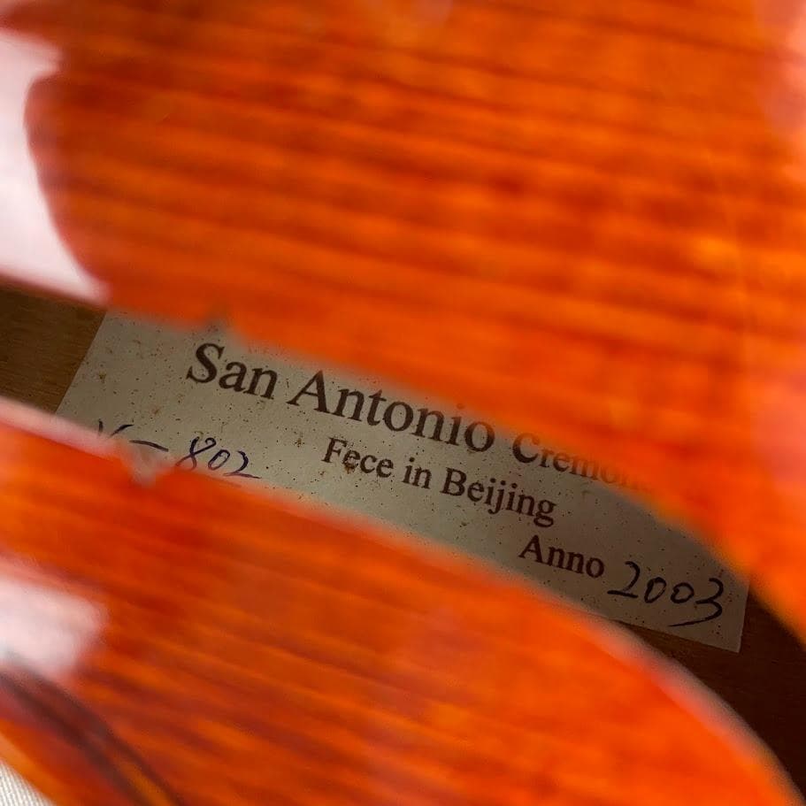 美虎杢●SAN ANTONIO● バイオリン V-802 4/4 2003年製