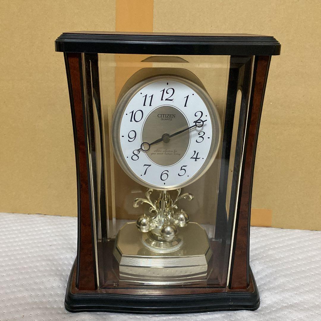 レトロ シチズン 置時計 CITIZEN 置き時計 振り子 - メルカリ