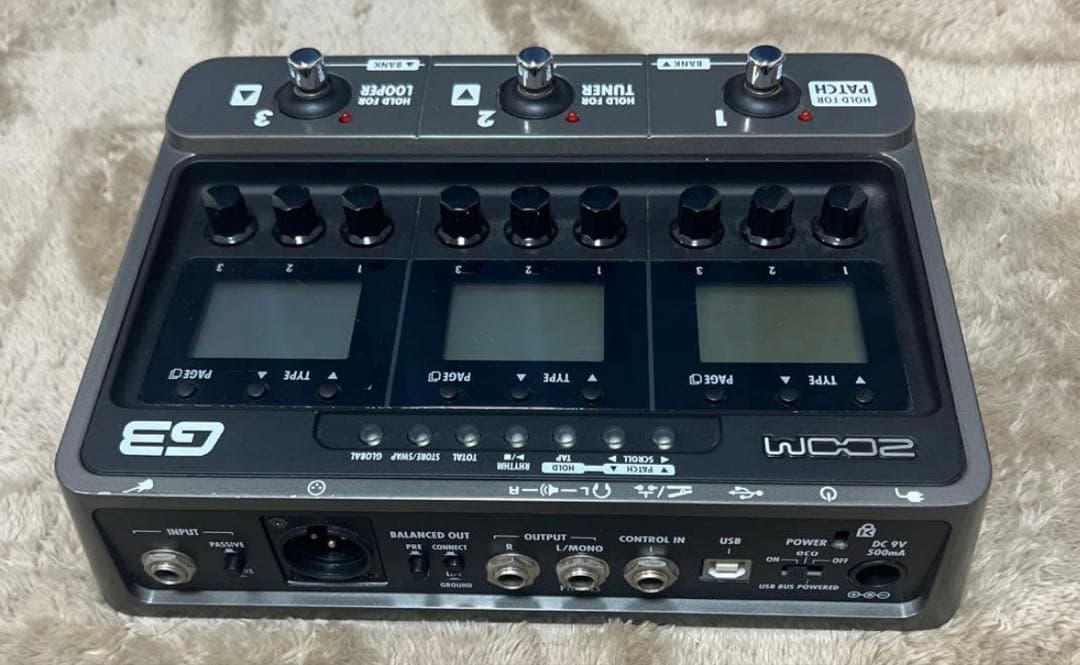 ZOOM G3 ver2.10 マルチエフェクター美品