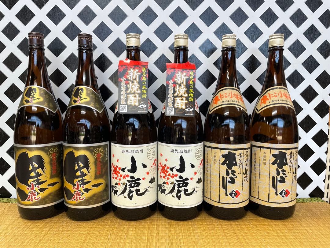 小鹿酒造セット 小鹿黒 小鹿 本にごり 1800ml ６本組 本格焼酎 芋焼酎 小鹿 黒 小鹿酒造 25度 1800ml 6本 1ケースの通信販売 焼酎