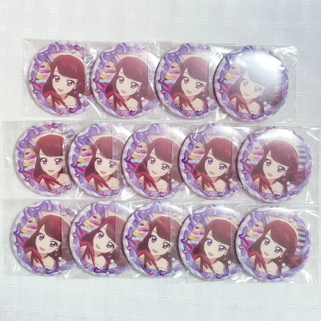 アイカツ stage缶バッジ 紫吹蘭 stage缶40点セット アイカツ stage缶